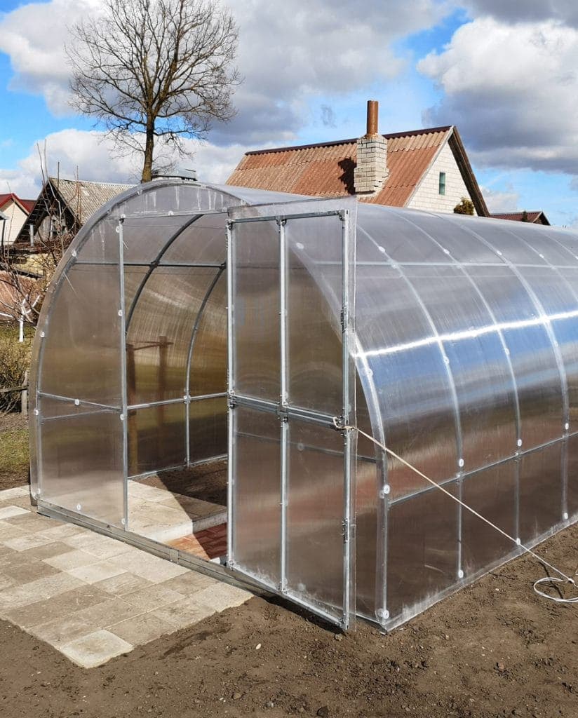Invernadero Baltic LT Plus 3m ancho y policarbonato - Productos de Jardín